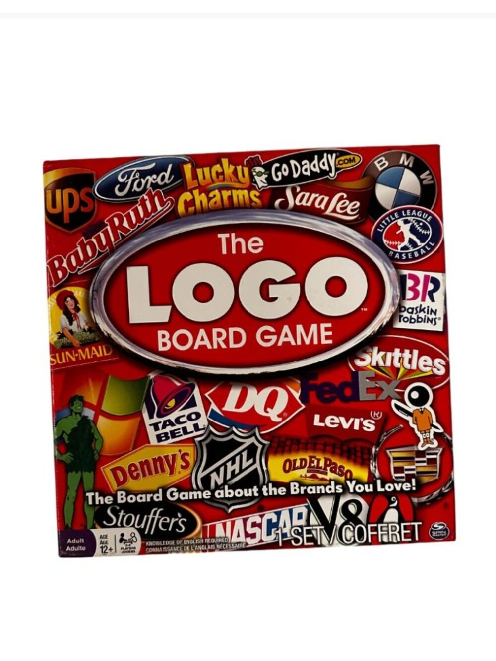 The Logo board game by Spin Master 2011 party game Ages 12+ Complete 2-6 Player